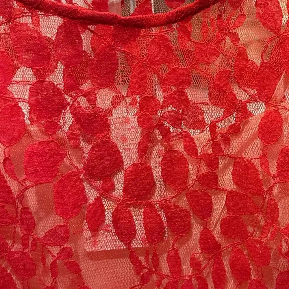 Free People Floral Mesh Lace Dress size 2